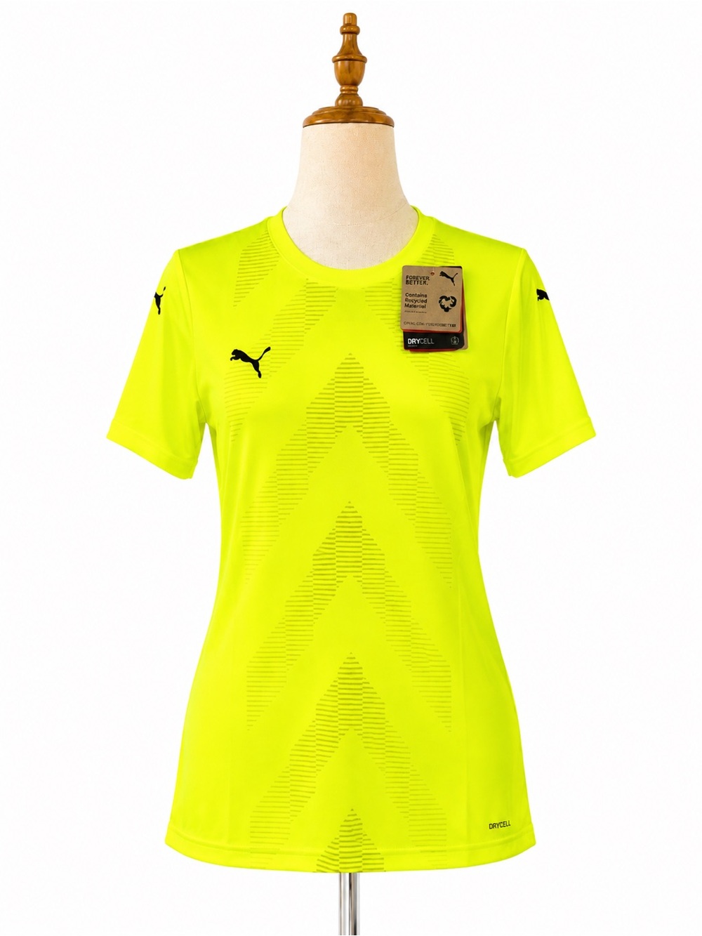 Puma Women's High-Visibility Neon Yellow Short-Sleeve Jersey